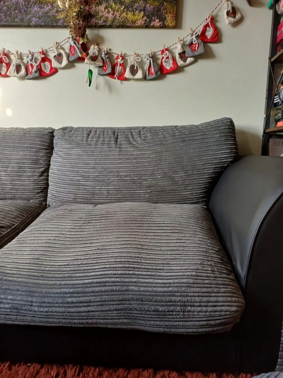 Argos Harry 3 Seater Sofa in Charcoal