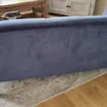 John Lewis Refine Sofa. Large Midnight Blue Aquaclean Velvet