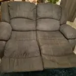 Furniture & Choice grey Dakota 2 seater manual recliner sofa