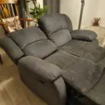 Furniture & Choice grey Dakota 2 seater manual recliner sofa