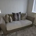Dfs fabric mink sofa