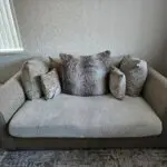 Dfs fabric mink sofa