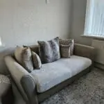 Dfs fabric mink sofa