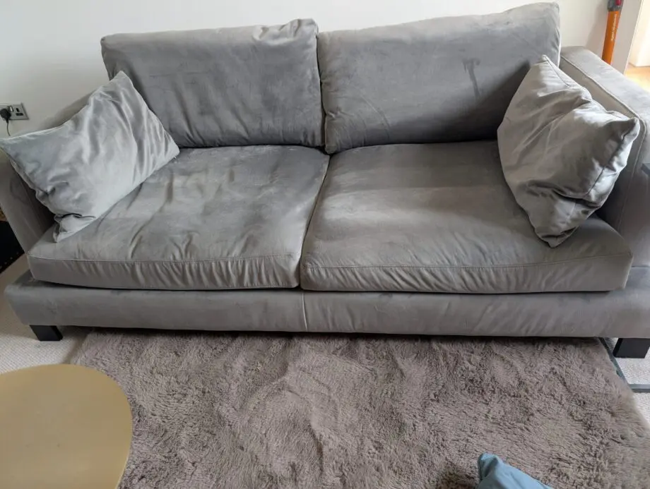 Dwell Greyish Lugano sofa. 3 Seater