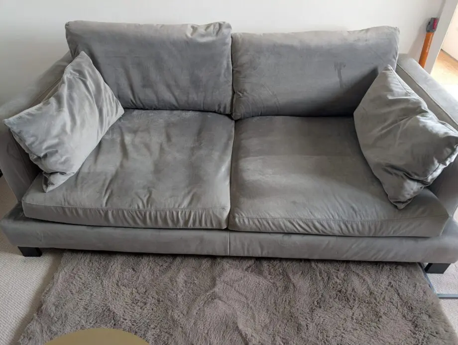 Dwell Greyish Lugano sofa. 3 Seater