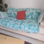 Three seater IKEA cream sofa