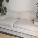 Three seater IKEA cream sofa