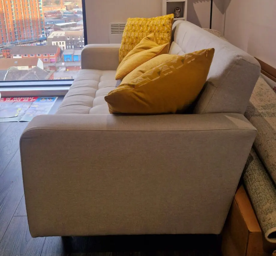 Beige/Oatmeal 2-seat sofa