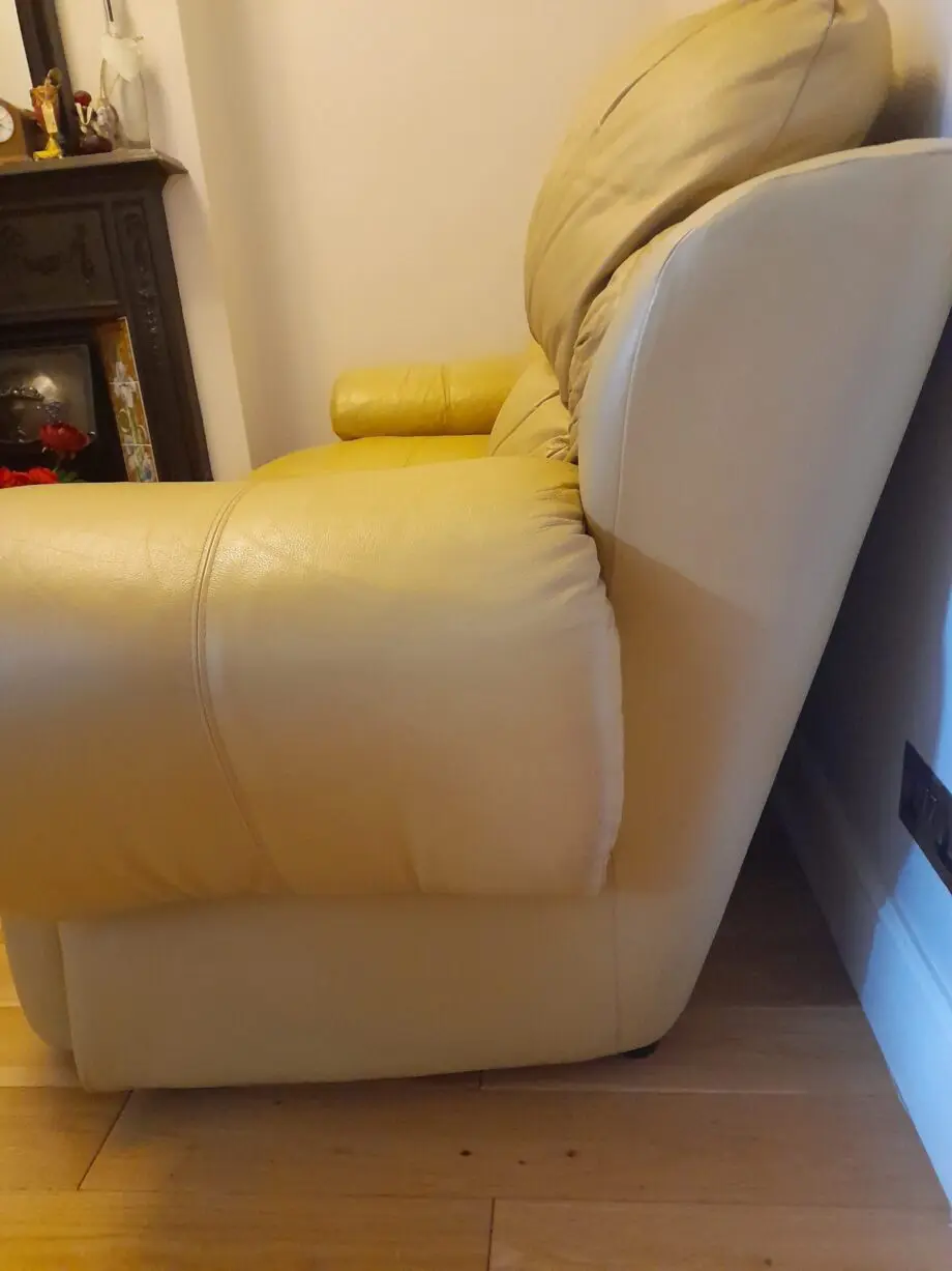 3 and 2 seater real leather sofa set