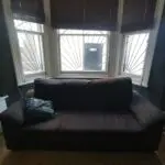 3 seats sofa navy blue - ikea