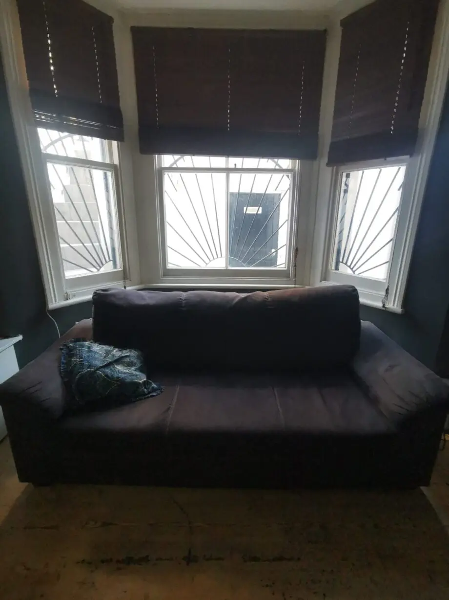 3 seats sofa navy blue - ikea