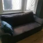 3 seats sofa navy blue - ikea