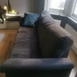 3 seats sofa navy blue - ikea