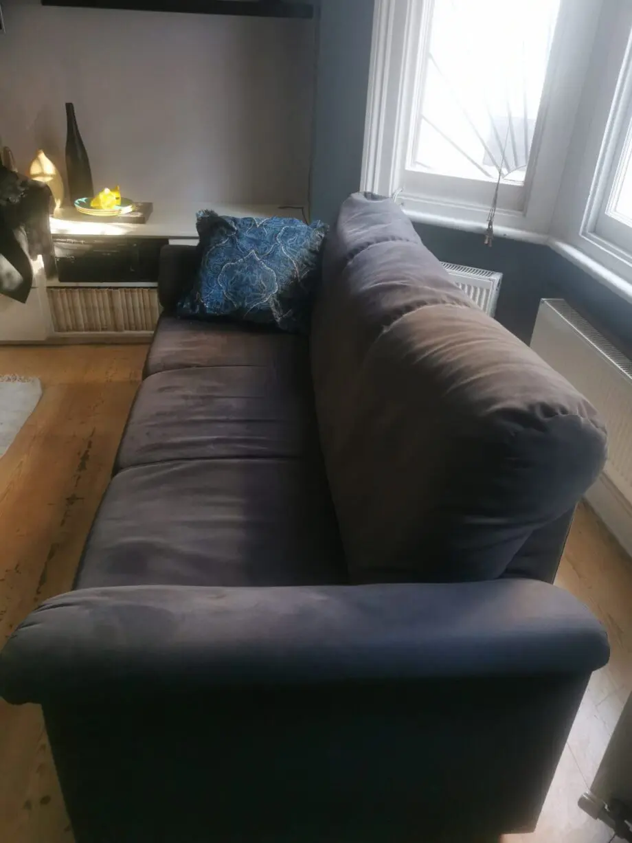 3 seats sofa navy blue - ikea