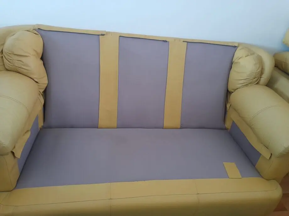 3 and 2 seater real leather sofa set