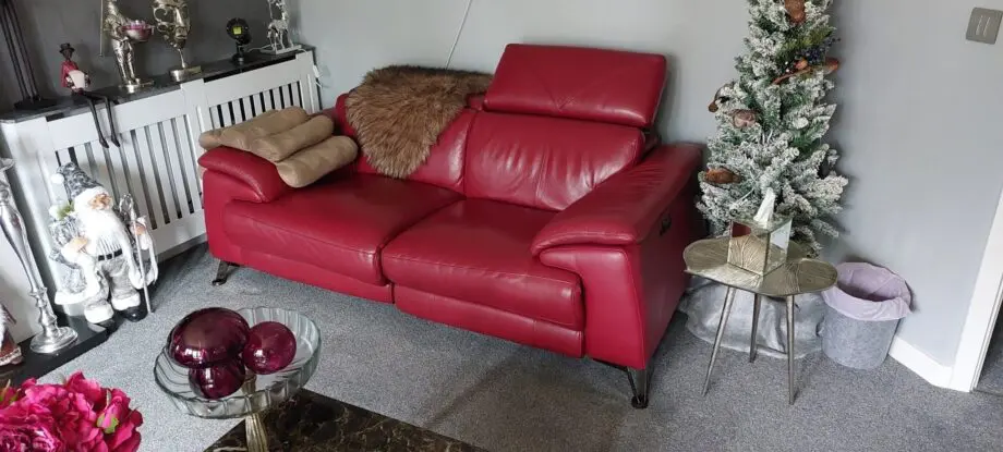 1 ea 2 seater sofa and 2 seater recliner