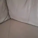 Frank Knighton electric reclining grey leather corner sofa