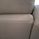 Frank Knighton electric reclining grey leather corner sofa