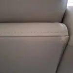 Frank Knighton electric reclining grey leather corner sofa