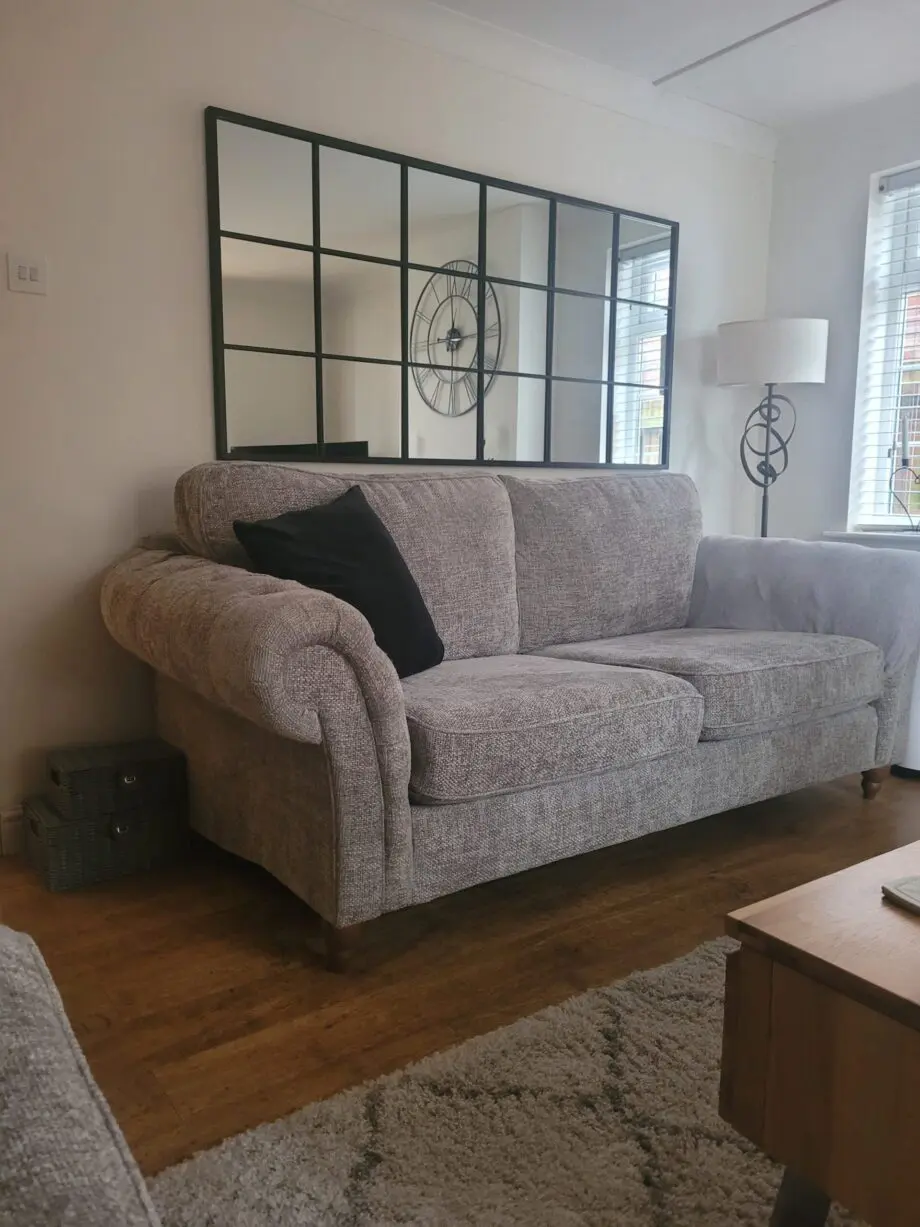 Like new Next high back gosford sofa
