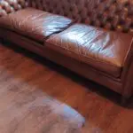 Vintage Leather Buttoned Back 3 Seater Sofa