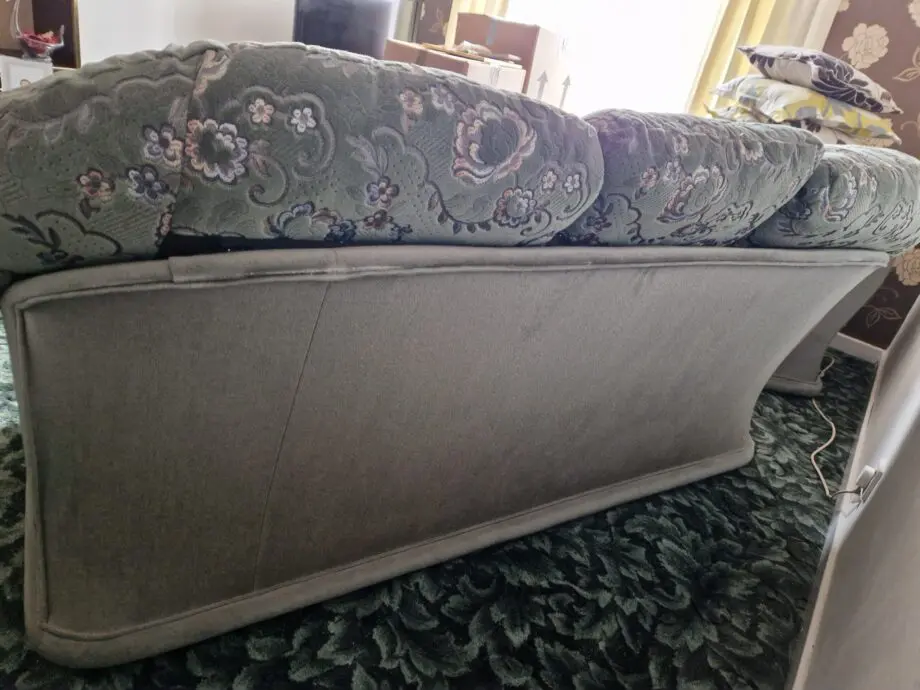 Green patterned 4pc sofa set