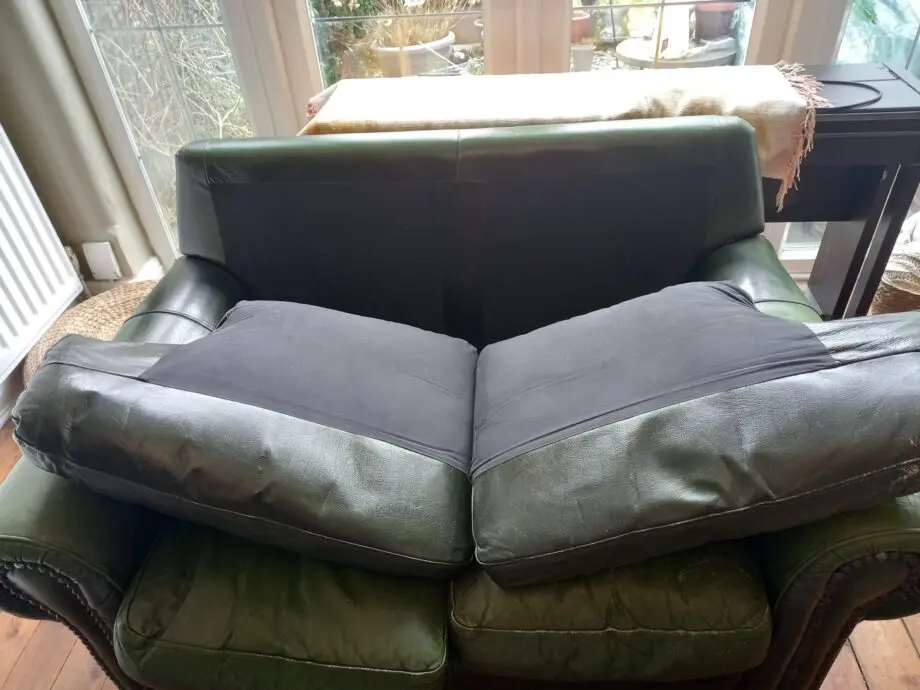 Green 2 Seater Leather