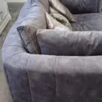 Large Grey Handcrafted Emperor Sofology Sofa x 2