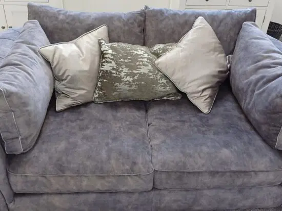 Large Grey Handcrafted Emperor Sofology Sofa x 2
