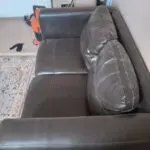 Sofa brown leather