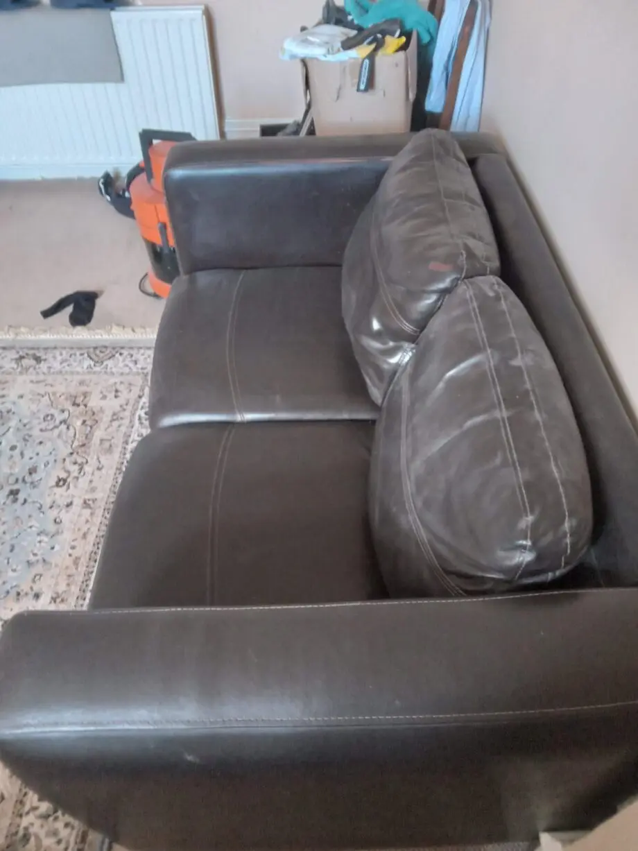 Sofa brown leather