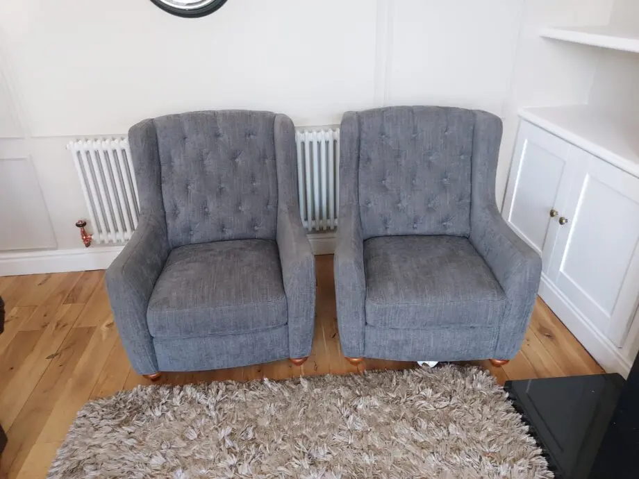 Sofology button back accent chairs