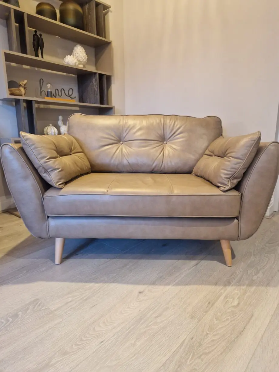 French Connection Zinc Leather Snuggler . As new. Bought for £1399