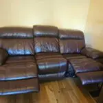 Snug 3 Seater Leather Power Recliner Sofa