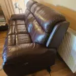 Snug 3 Seater Leather Power Recliner Sofa