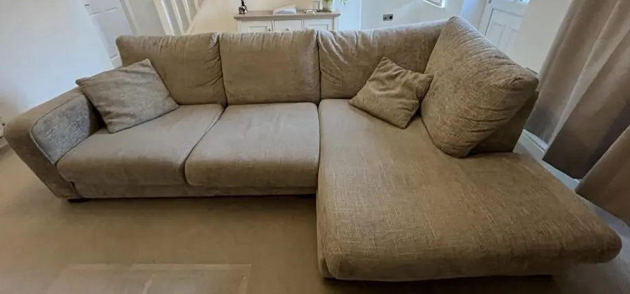 Dunelm Grey Corner Sofa