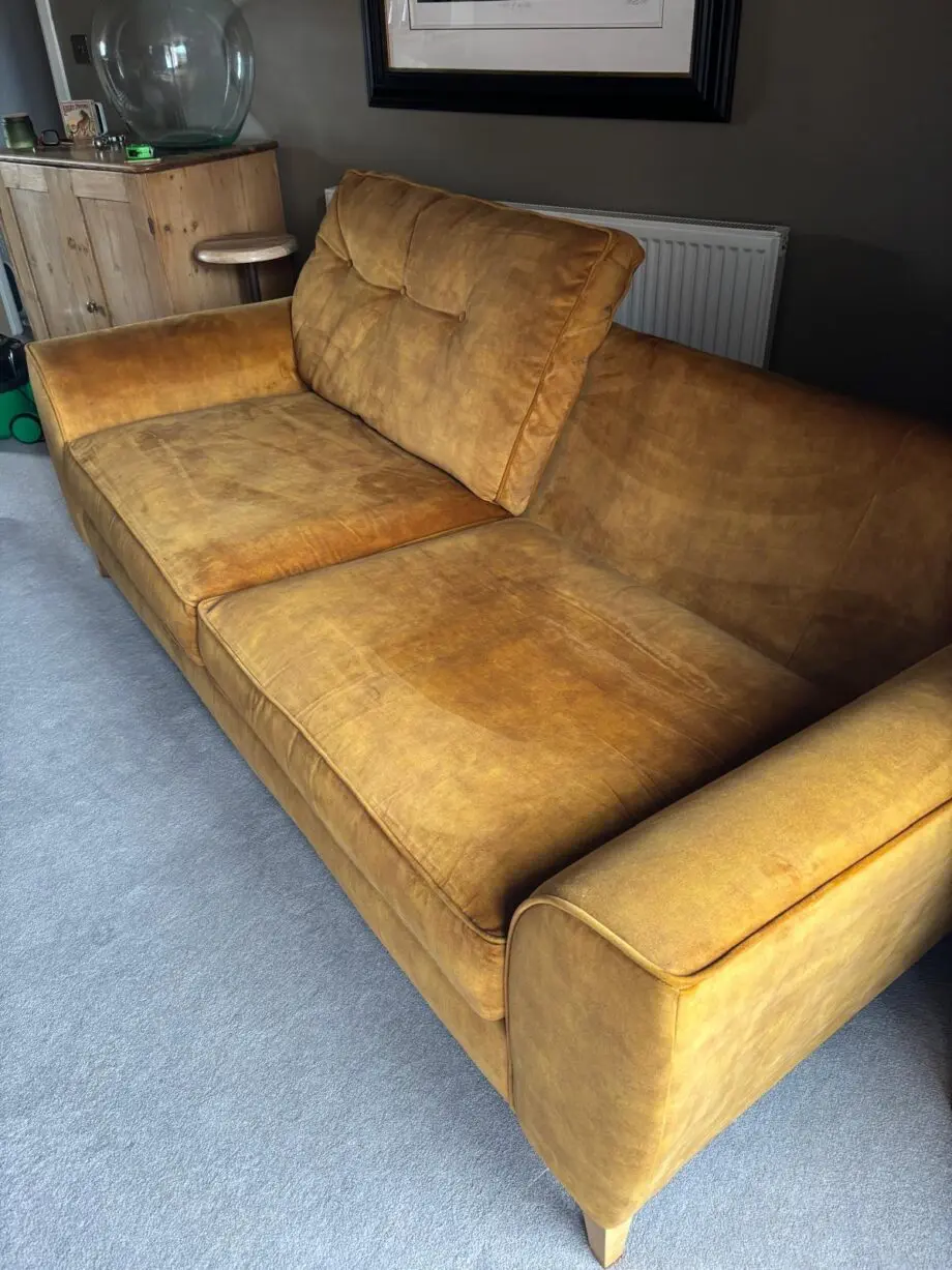 Alstons Savannah Grand Sofa Tumeric Velvet