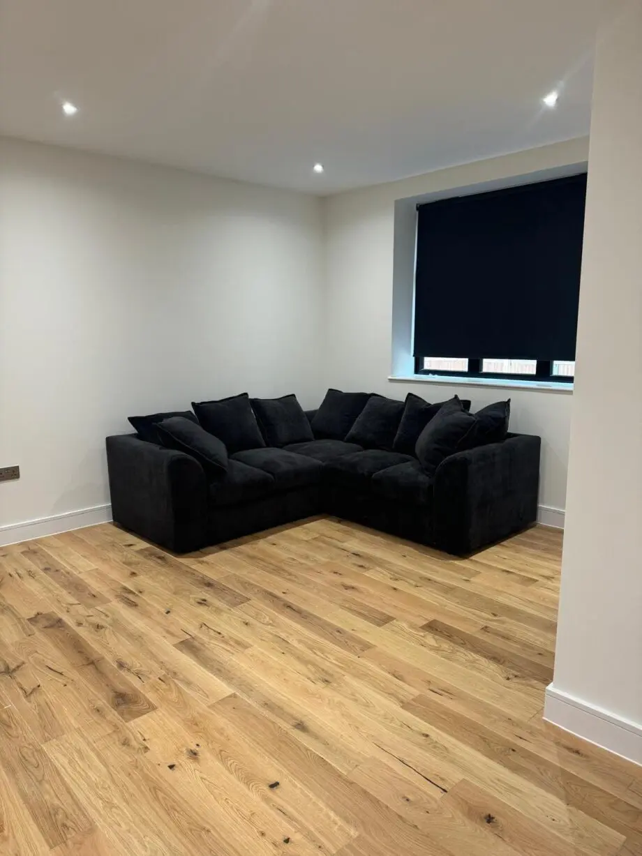 Black Clapham Sofa club sofa