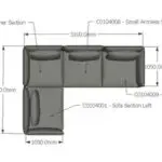 Camerich beautiful modular L shape sofa