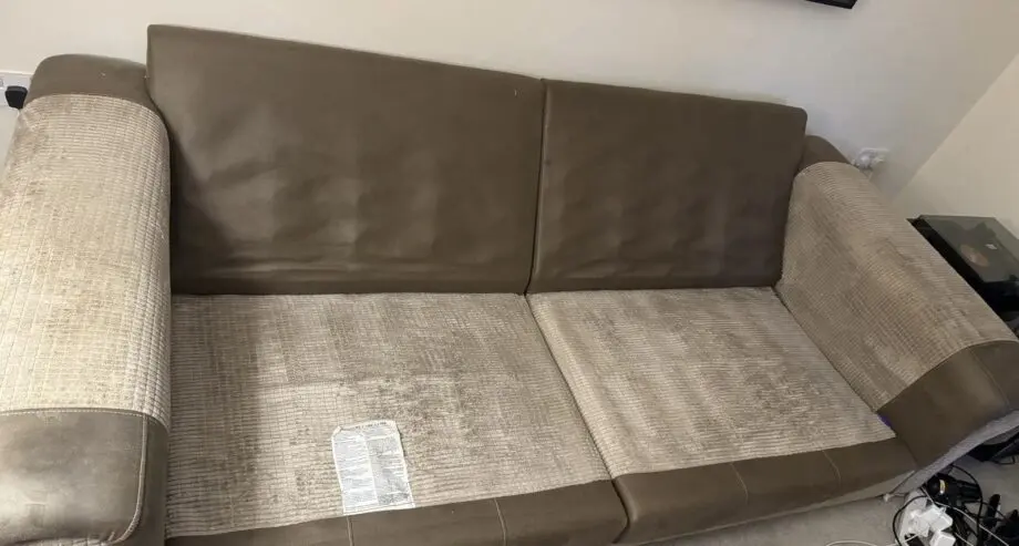 Beige/ brow deep modular sofa