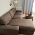 IKEA L-shape beige/brown sofa
