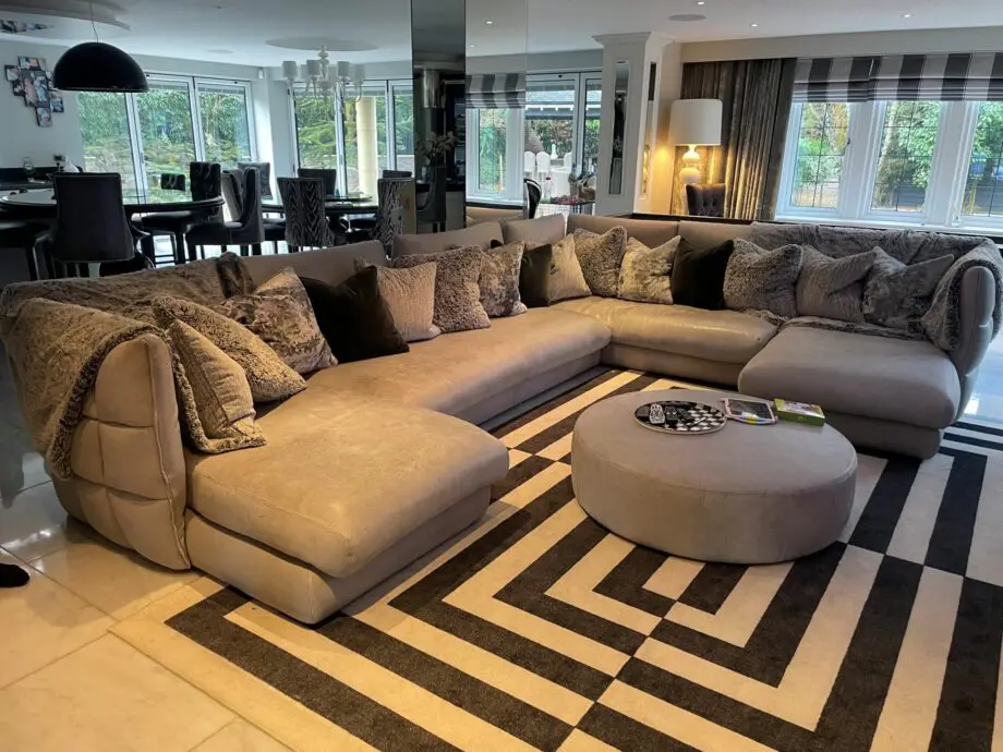 5 Seater Grey Sofa