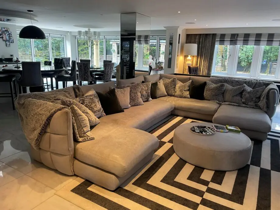 5 Seater Grey Sofa