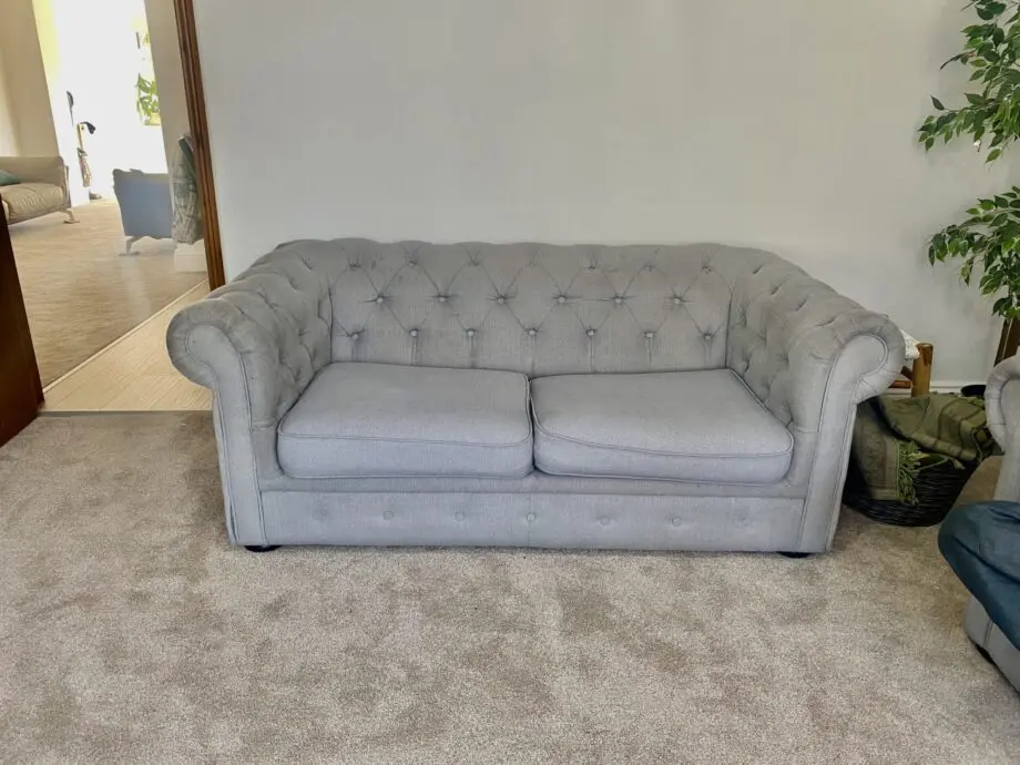 DFS Grey Ash Belair Sofa Set (3seater + 2seater sofa bed)