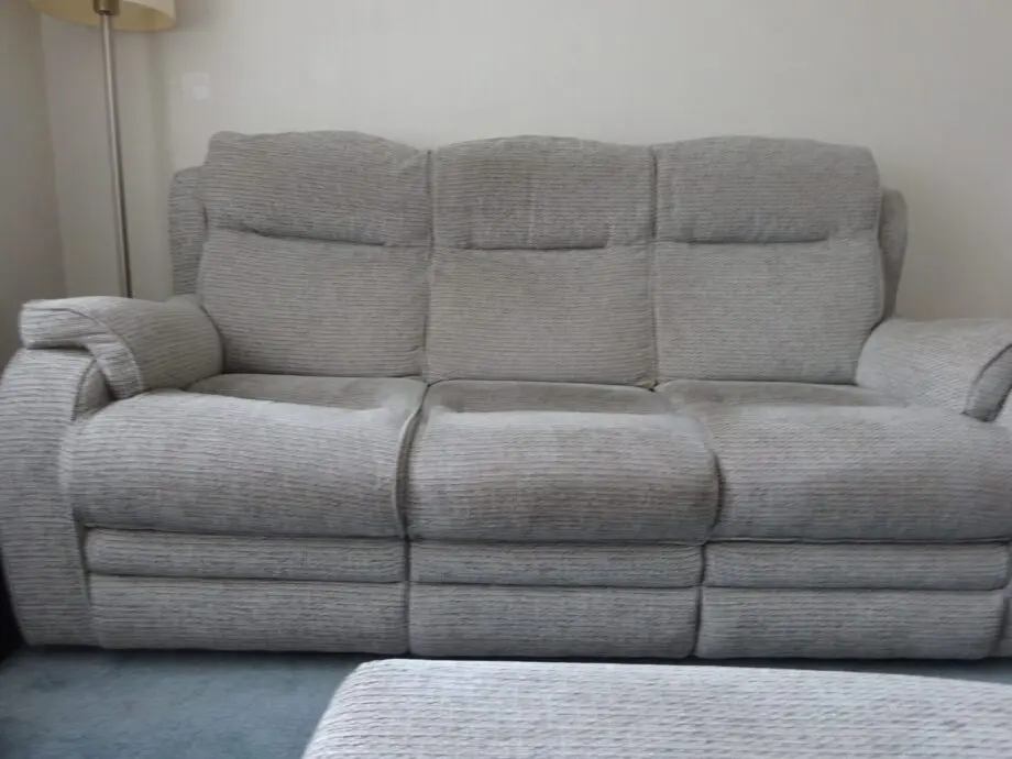 Parker Knoll Boston Equinox Blue 3 seater + 2 seater