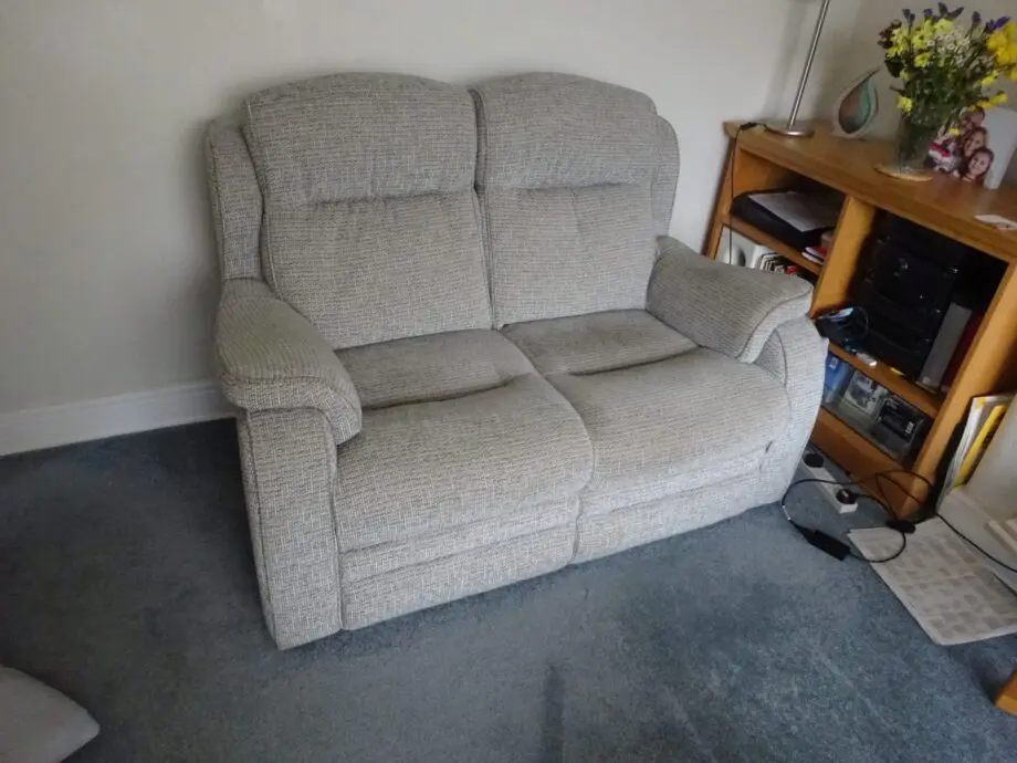 Parker Knoll Boston Equinox Blue 3 seater + 2 seater