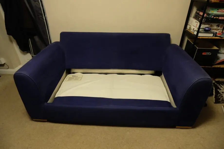 Relyon Blue 2 seater Sofabed