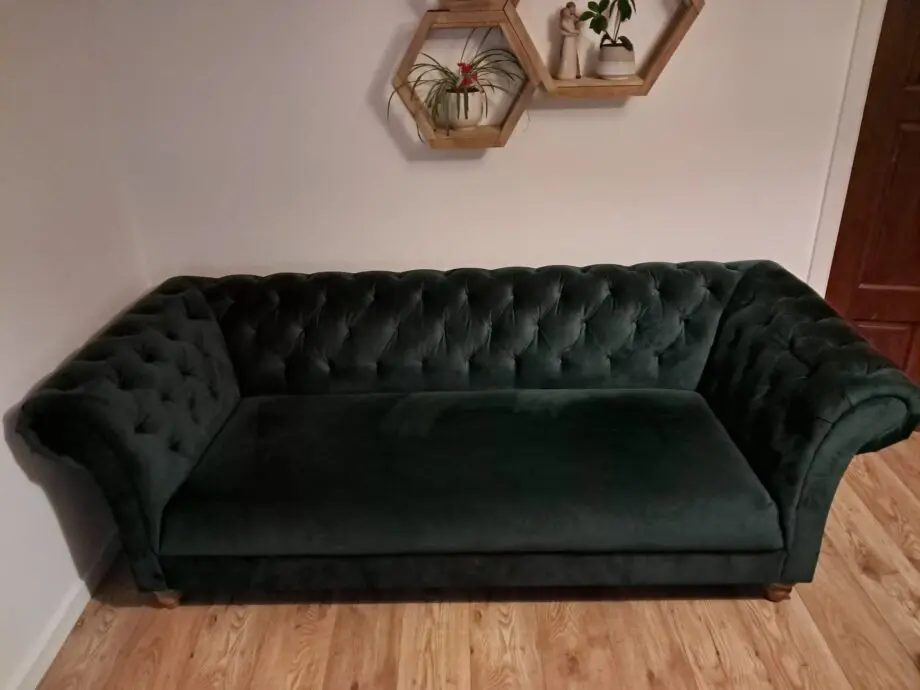 Montgomery 3 seater sofa bottle Green