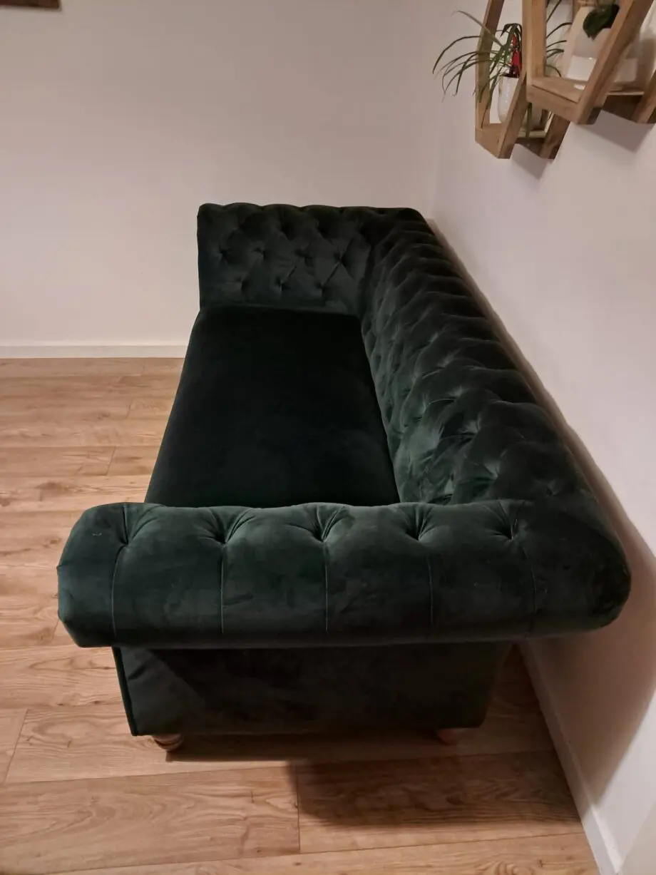 Montgomery 3 seater sofa bottle Green