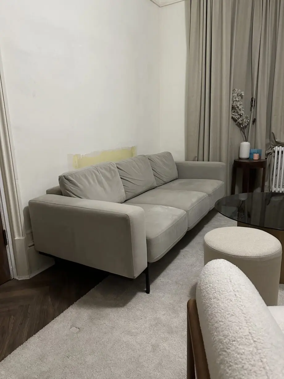 Made Taupe Jarrod 3 Seater Sofa